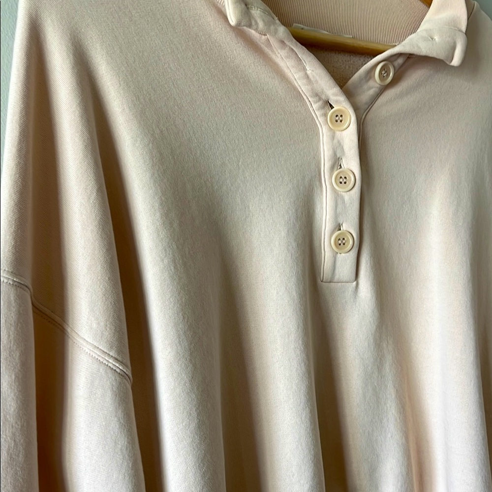 Reformation Button Sweatshirt - Picture 4 of 4